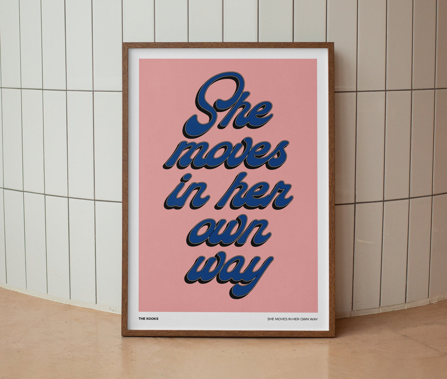 She Moves In Her Own Way Print