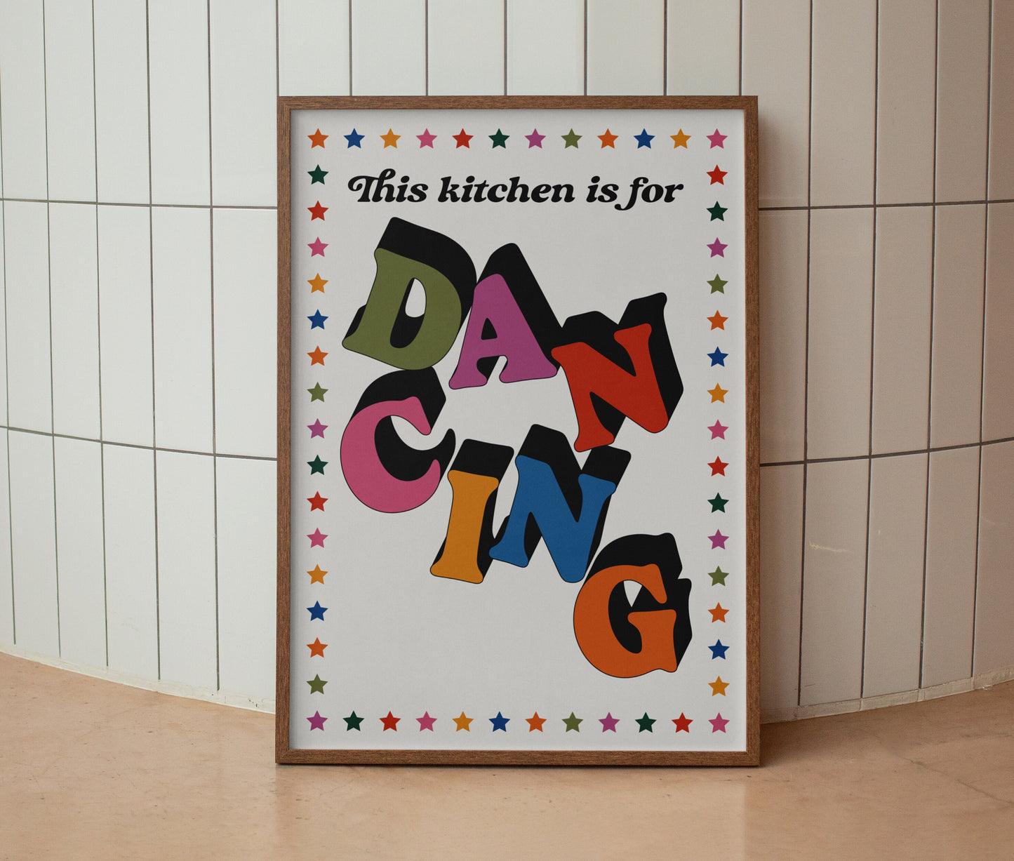 This Kitchen Is For Dancing Print