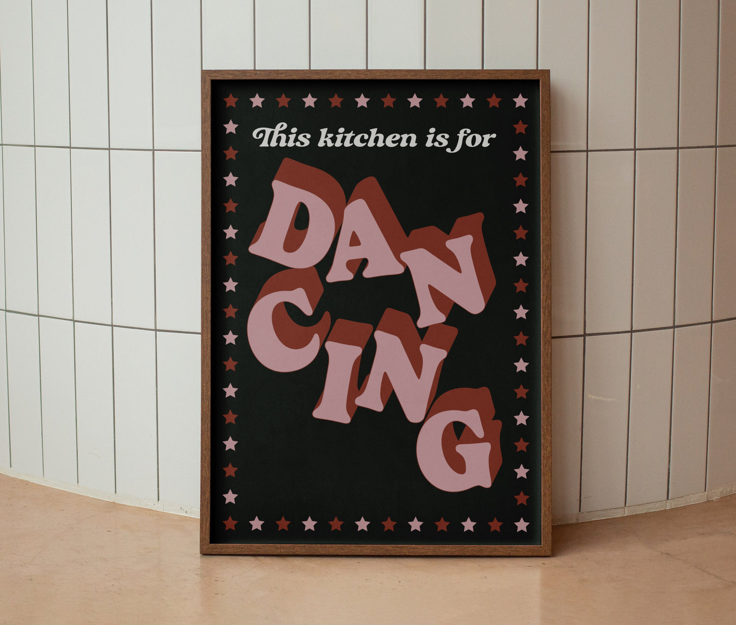 This Kitchen Is For Dancing Print
