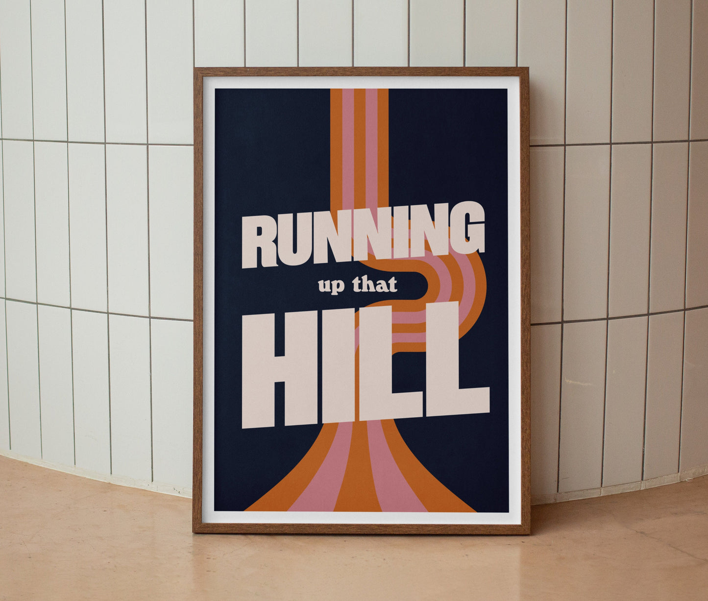 Kate Bush | Running Up That Hill Lyrics Print | Wall Art | A4 A3 A5 | Unframed Print | Indie Music | Rock Music | Pop Music