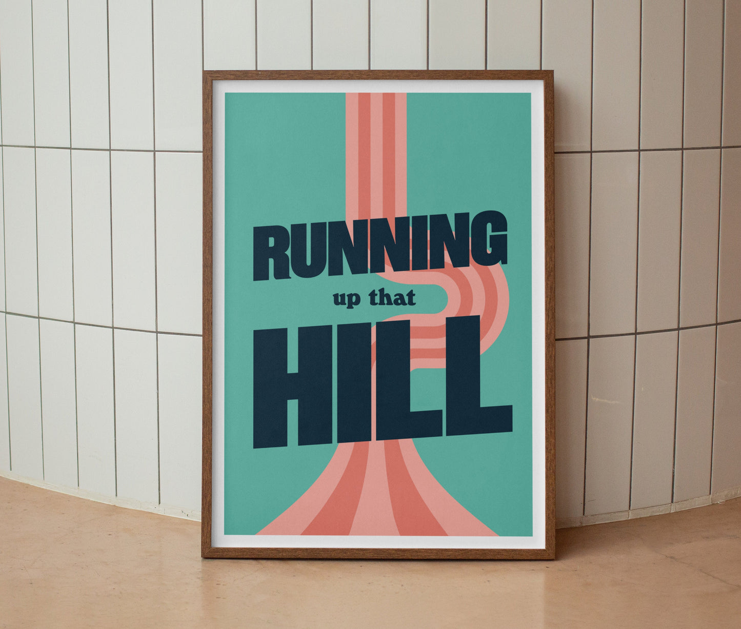Kate Bush | Running Up That Hill Lyrics Print | Wall Art | A4 A3 A5 | Unframed Print | Indie Music | Rock Music | Pop Music