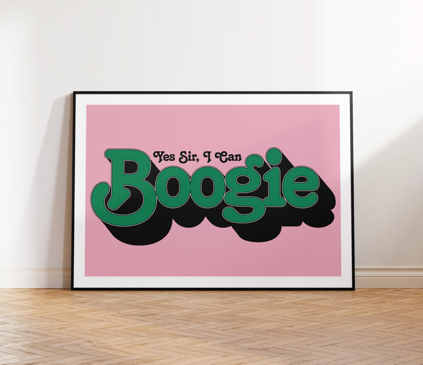 Baccara | Yes Sir, I Can Boogie Lyrics Print | Wall Art | A4 A3 A5 | Unframed Print | Indie Music | Rock Music | Pop Music | 70s Music