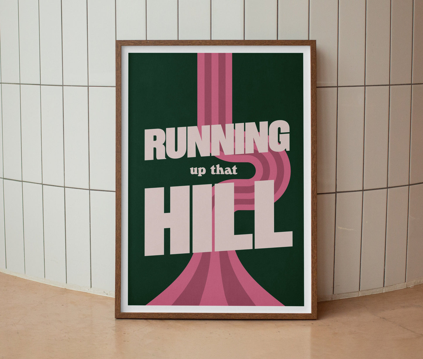 Kate Bush | Running Up That Hill Lyrics Print | Wall Art | A4 A3 A5 | Unframed Print | Indie Music | Rock Music | Pop Music