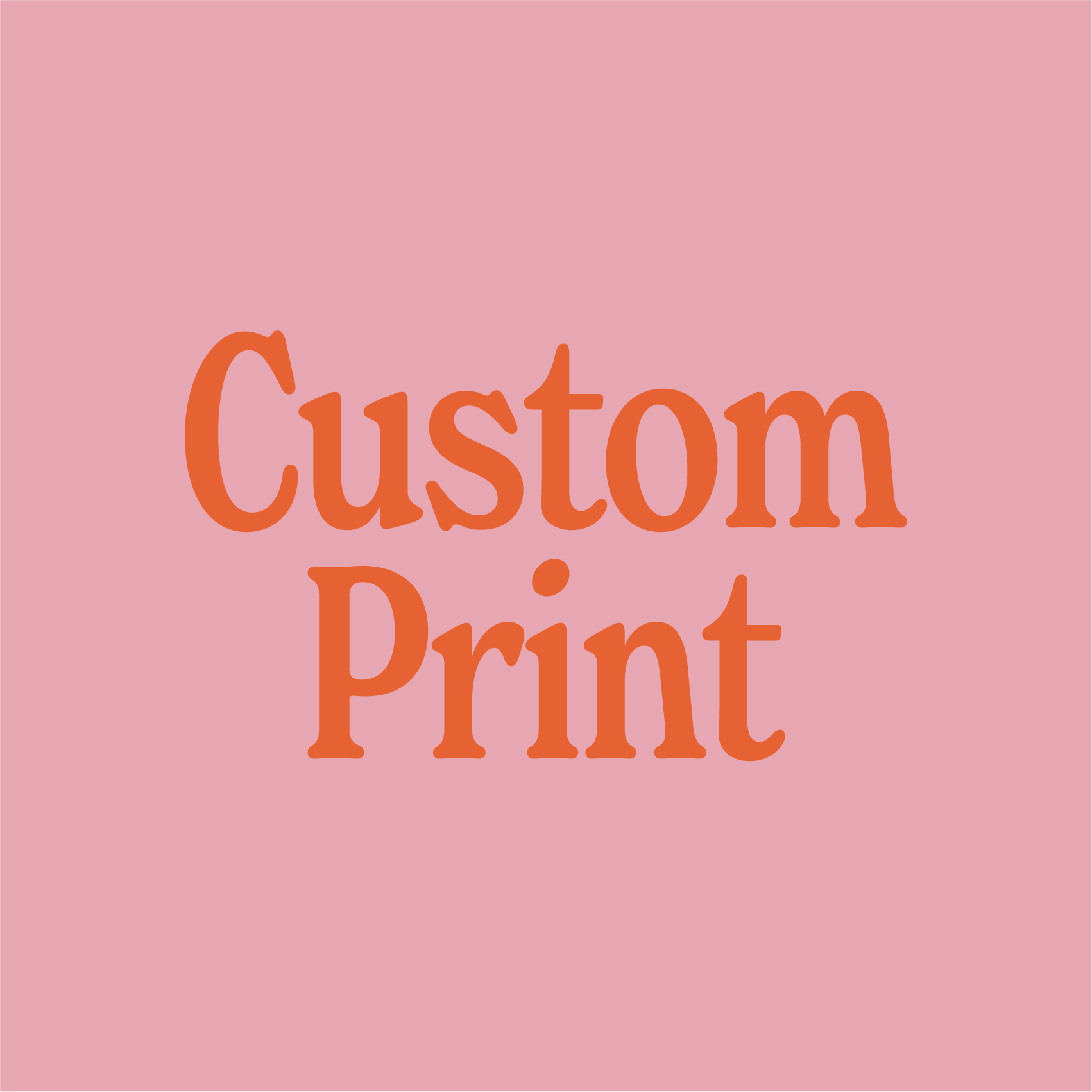 Custom A4 Print