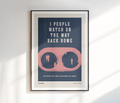 I People Watch On The Way Back Home Print