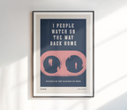 I People Watch On The Way Back Home Print