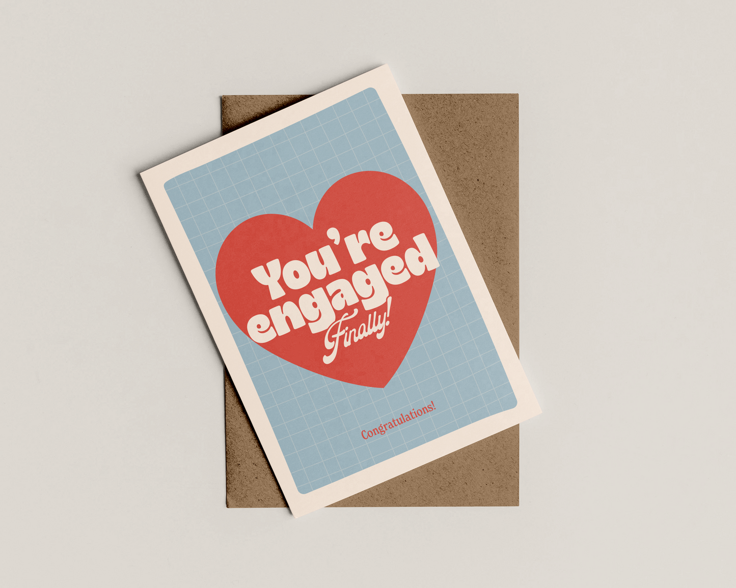 A6 You're Engaged Engagement Card