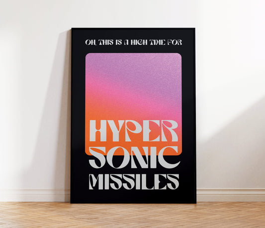 Hypersonic Missiles Print