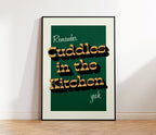 Cuddles in the Kitchen Print