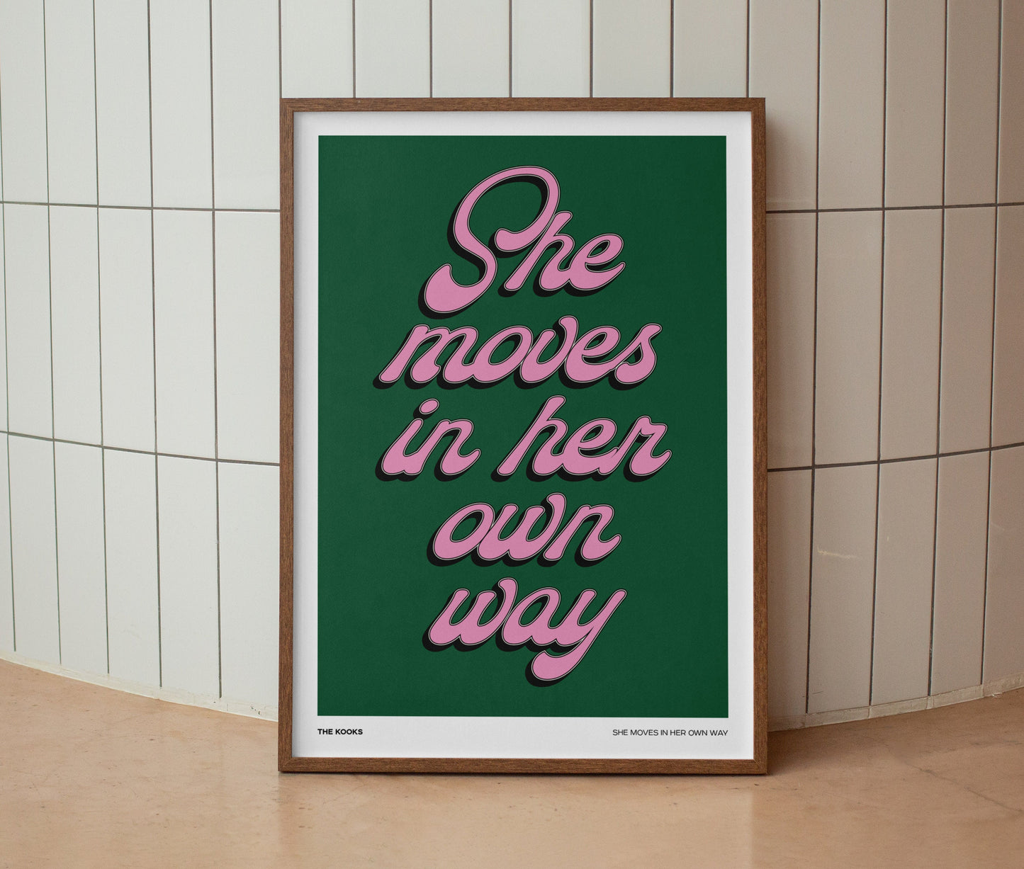 She Moves In Her Own Way Print