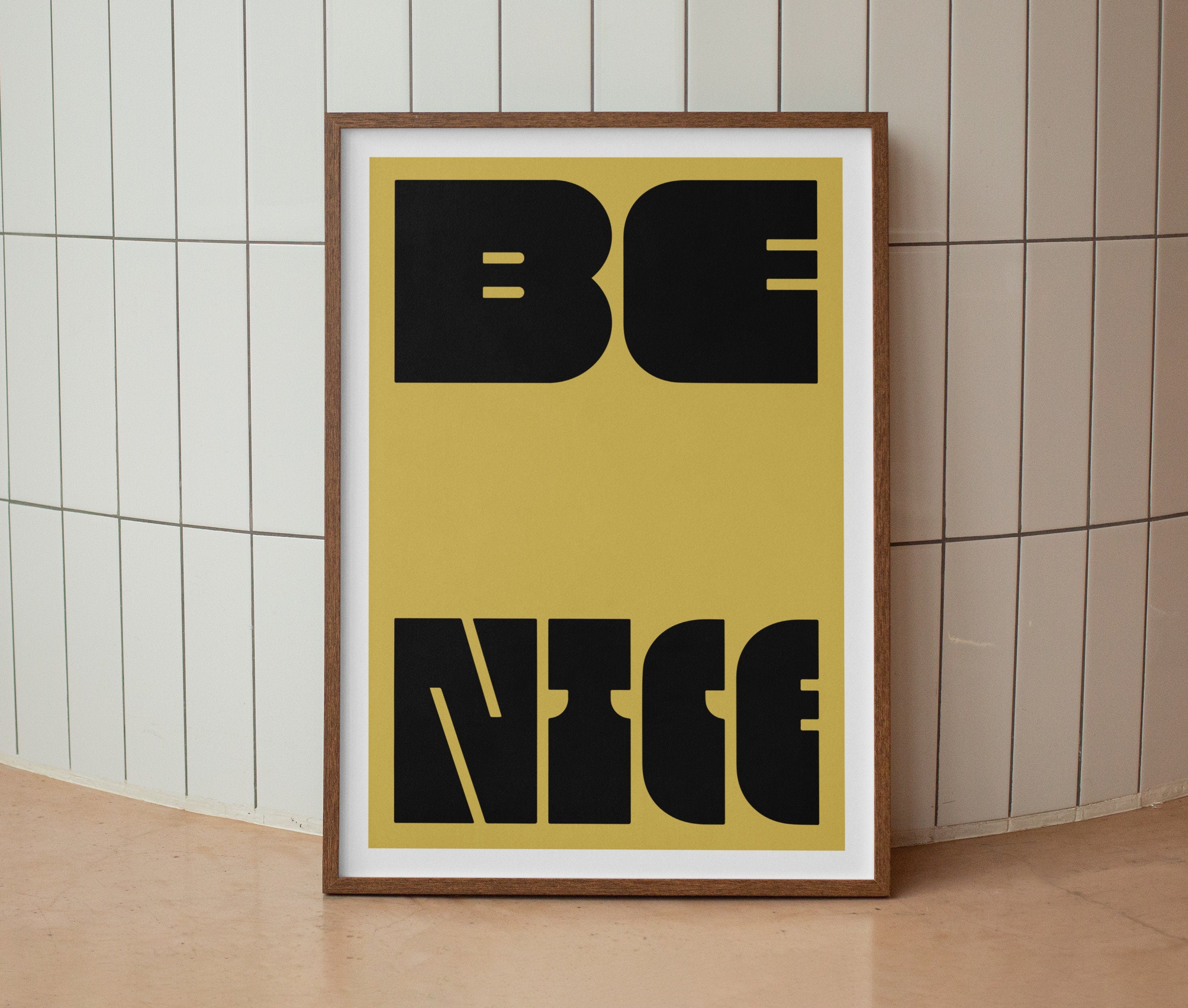 Be Nice Print