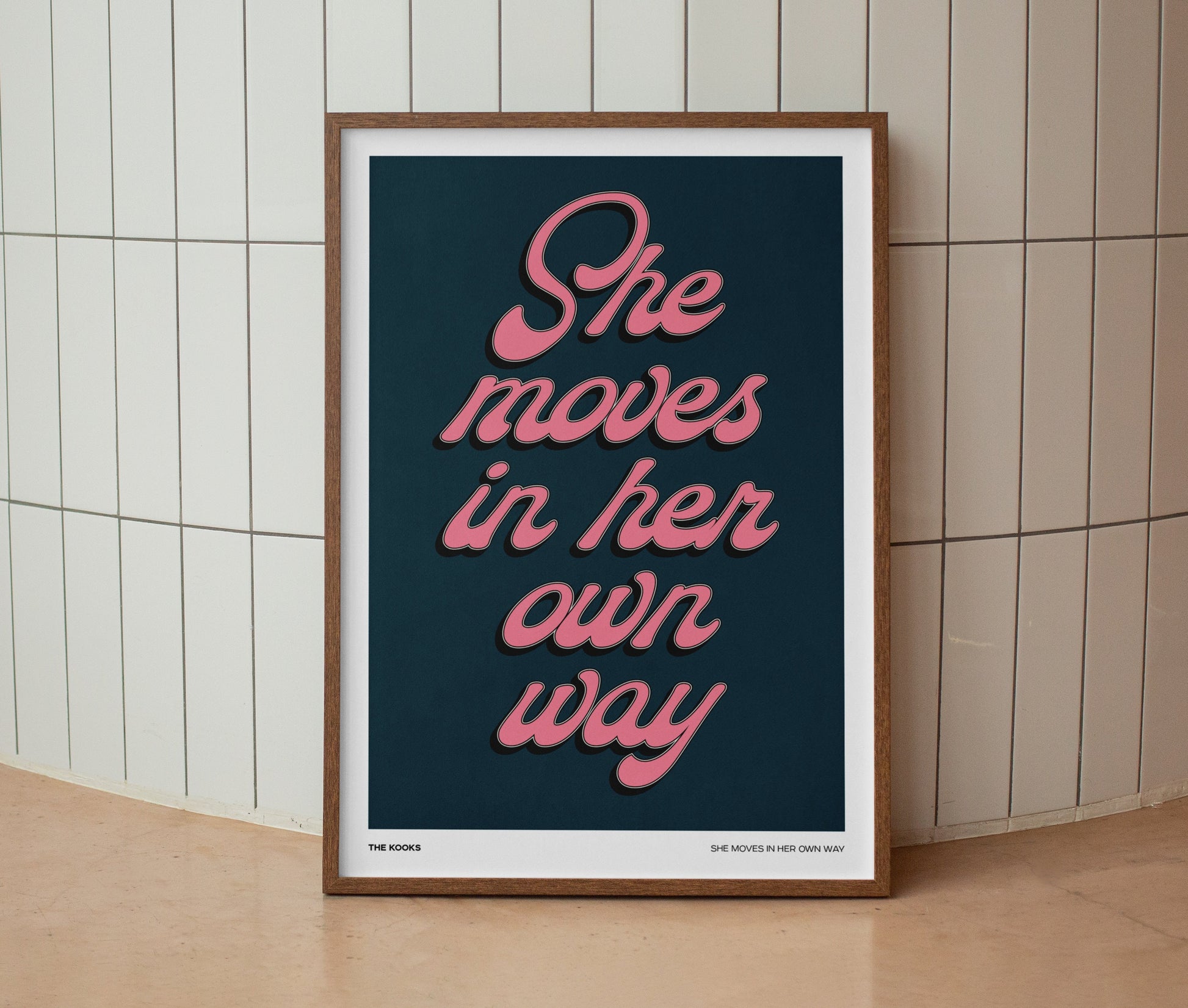 She Moves In Her Own Way Print