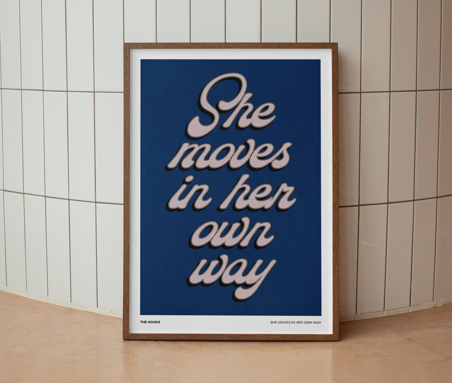 She Moves In Her Own Way Print