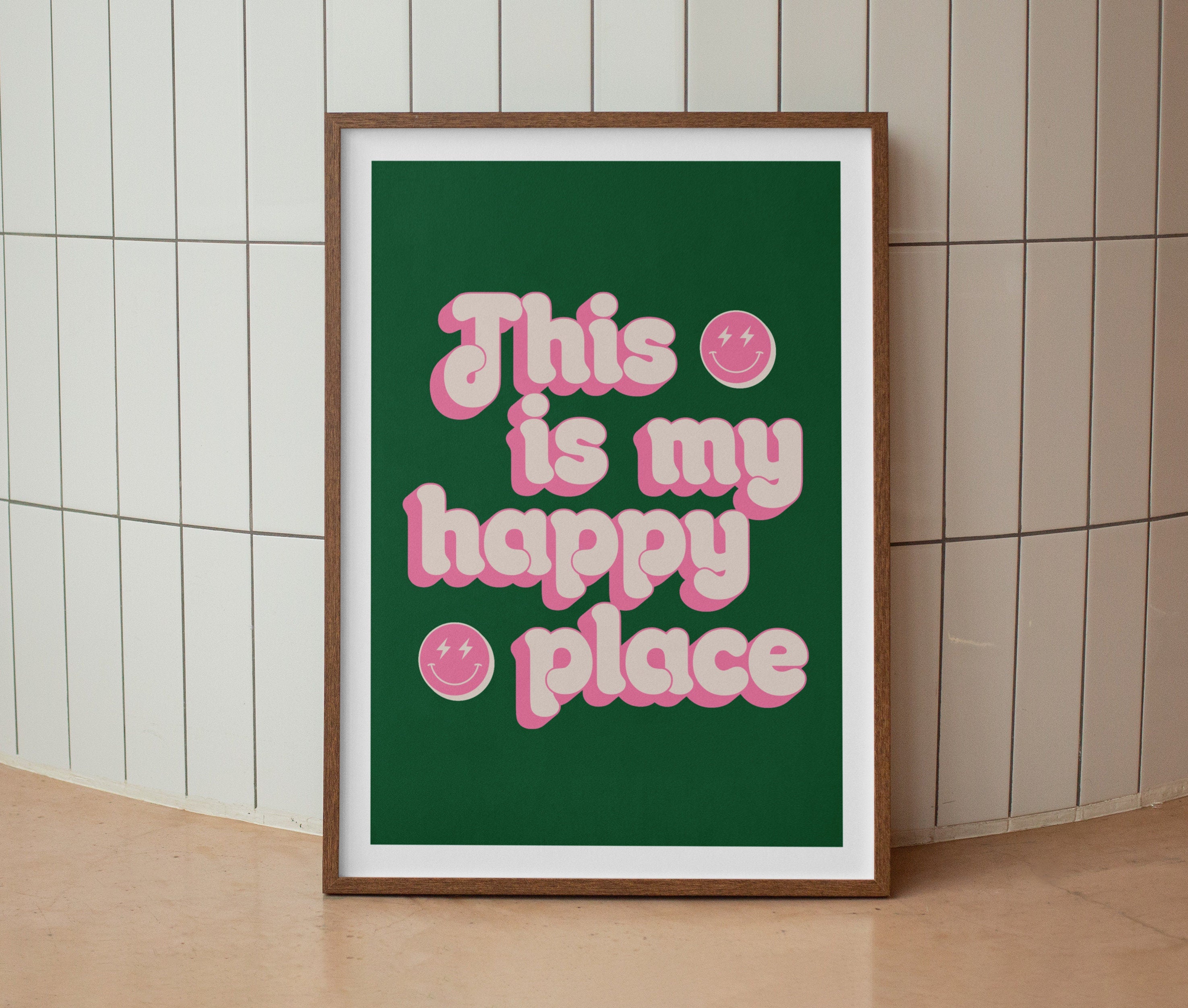 This Is My Happy Place Print