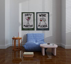 Dirty Martini Print