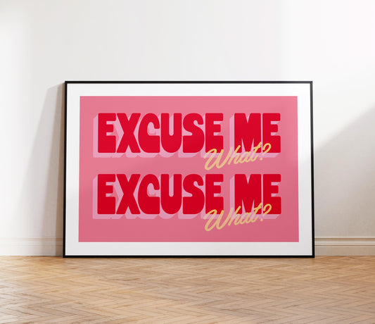 Excuse me what? Print