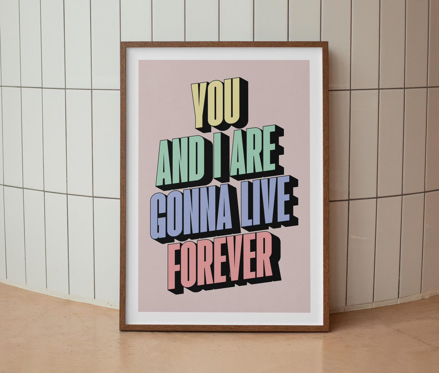 Oasis | Live Forever Lyrics Print | 90s Indie Lyrics | Rock n Roll | Wall Art | A4 A3 A5 | Unframed Print | Indie Music | Rock Music