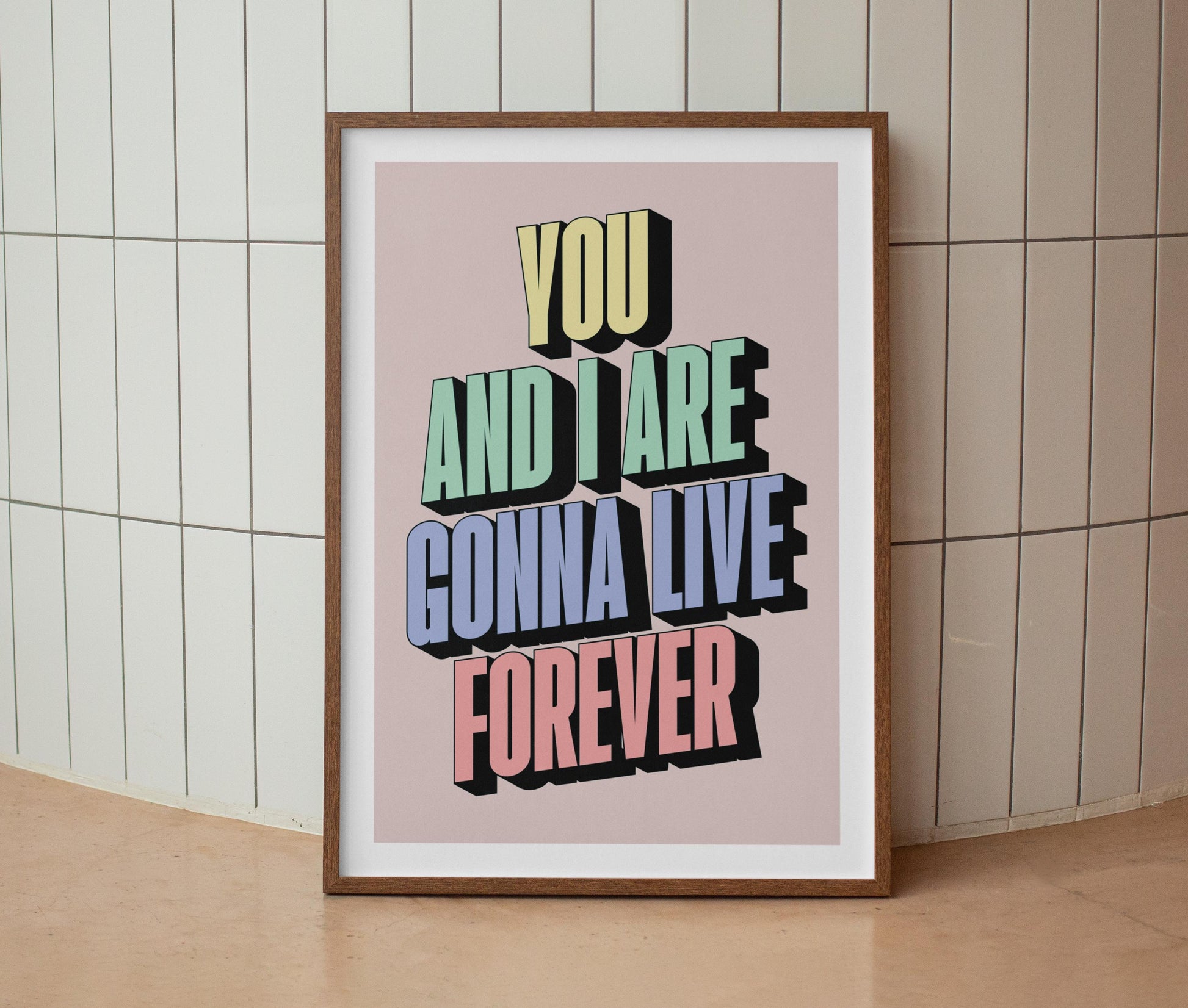 Oasis | Live Forever Lyrics Print | 90s Indie Lyrics | Rock n Roll | Wall Art | A4 A3 A5 | Unframed Print | Indie Music | Rock Music