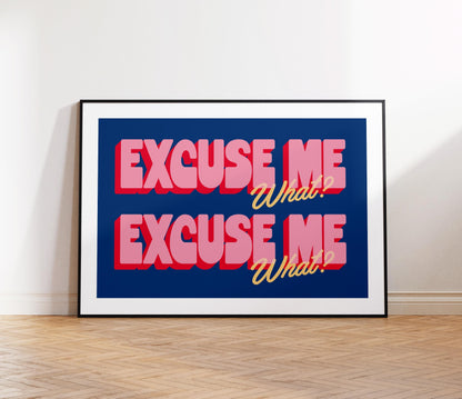 Excuse me what? Print