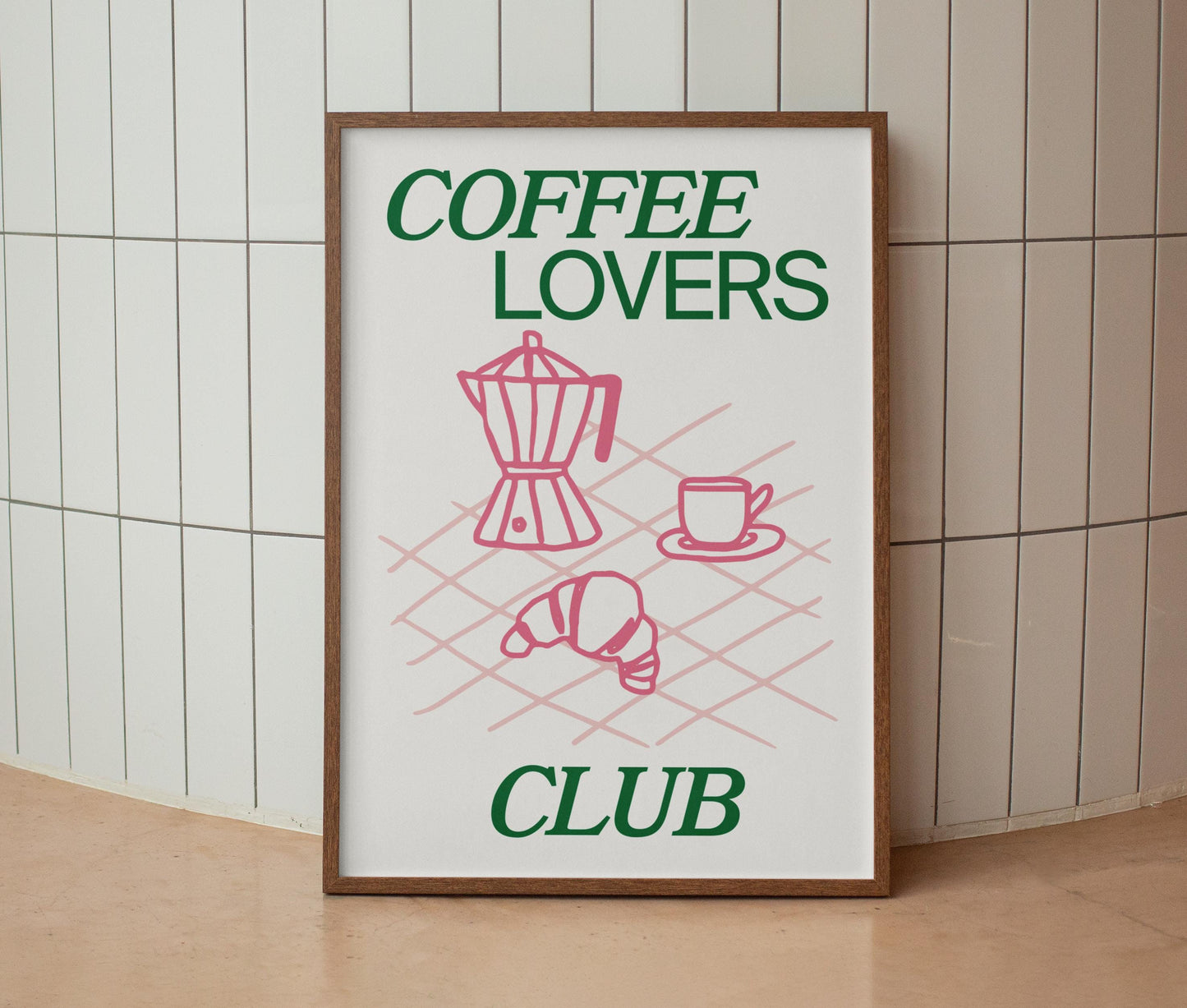 Coffee Lovers Club Print