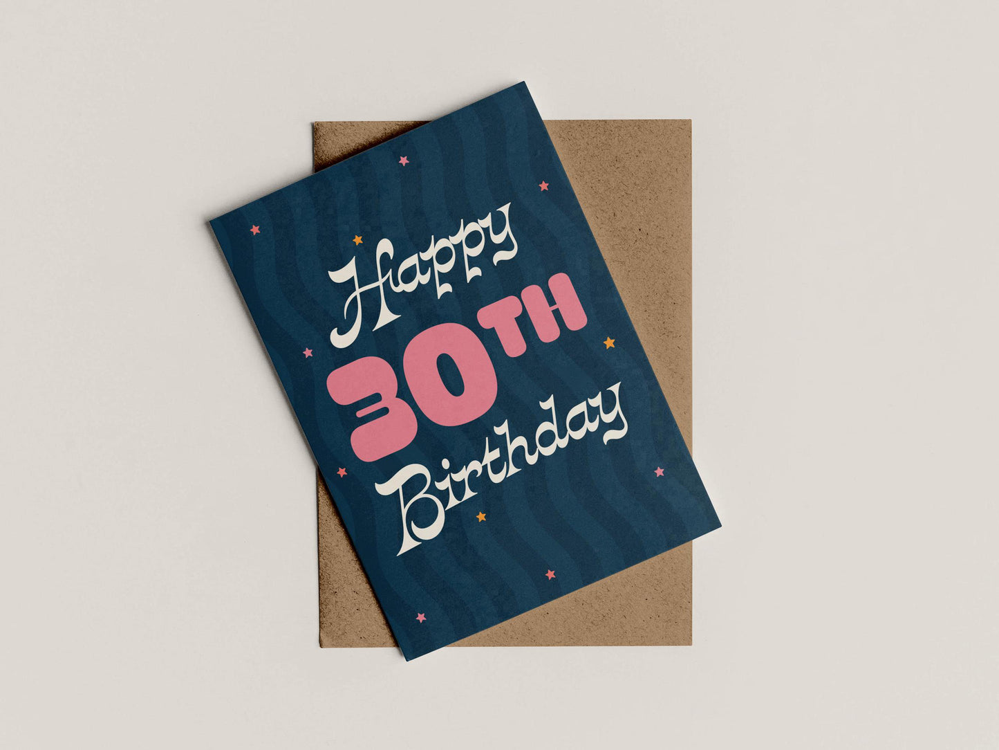 Customisable Happy Birthday Card | Greetings Card | Birthday Card | A6 | Bold Colours | Typographic