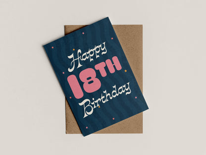 A6 Customisable Happy Birthday Card