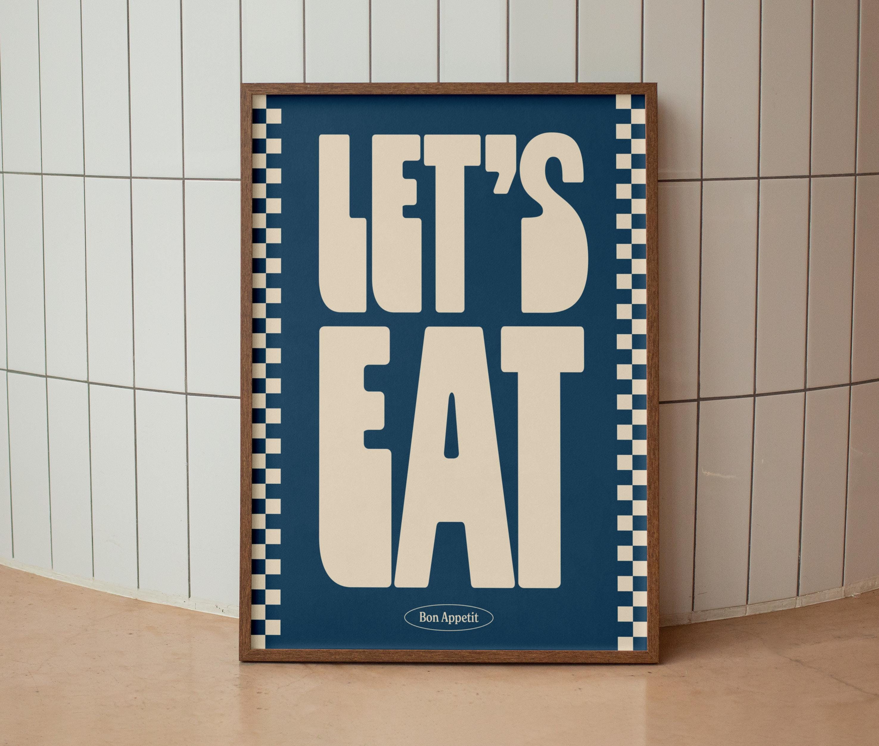 Let's Eat Print