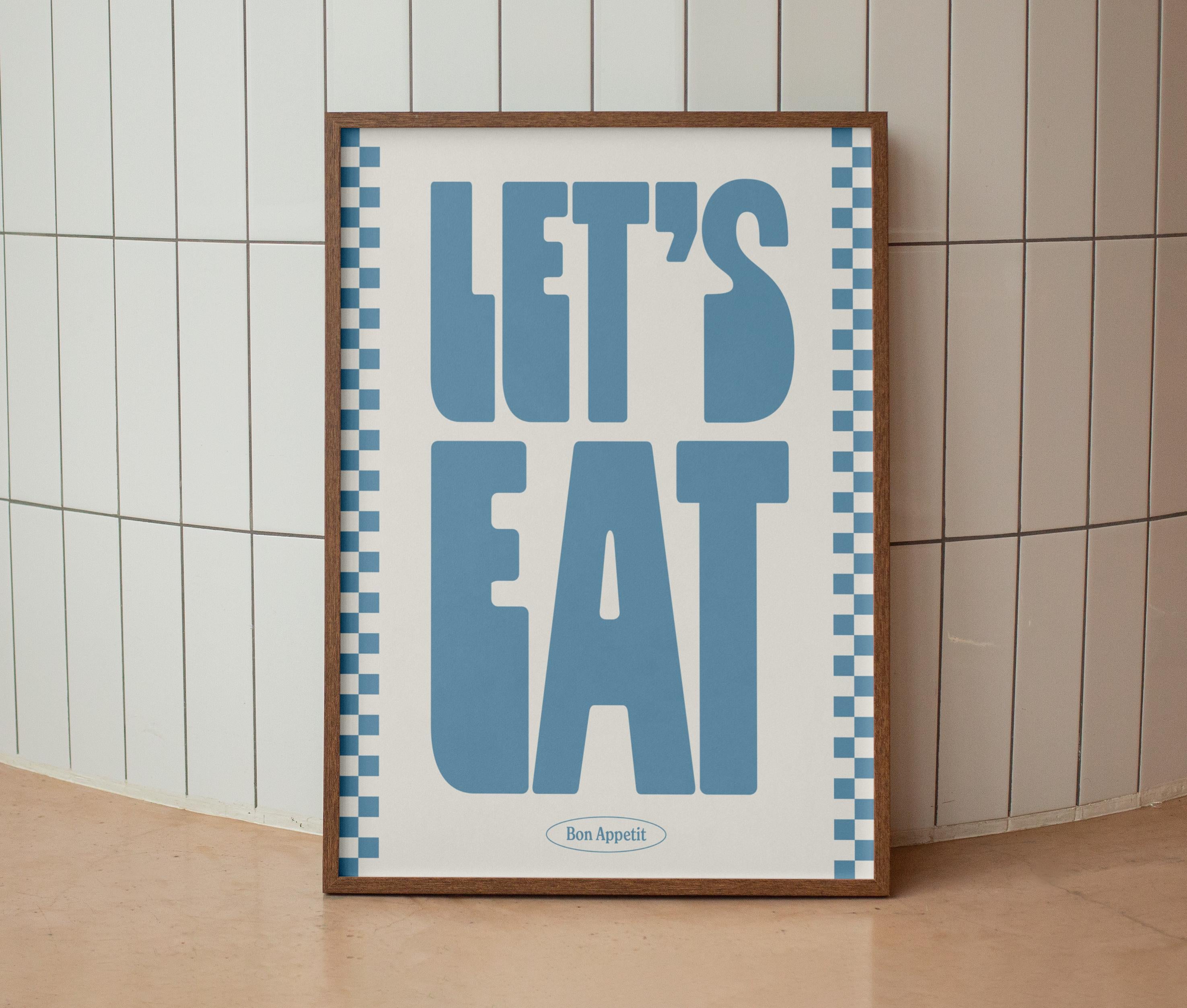 Let's Eat Print