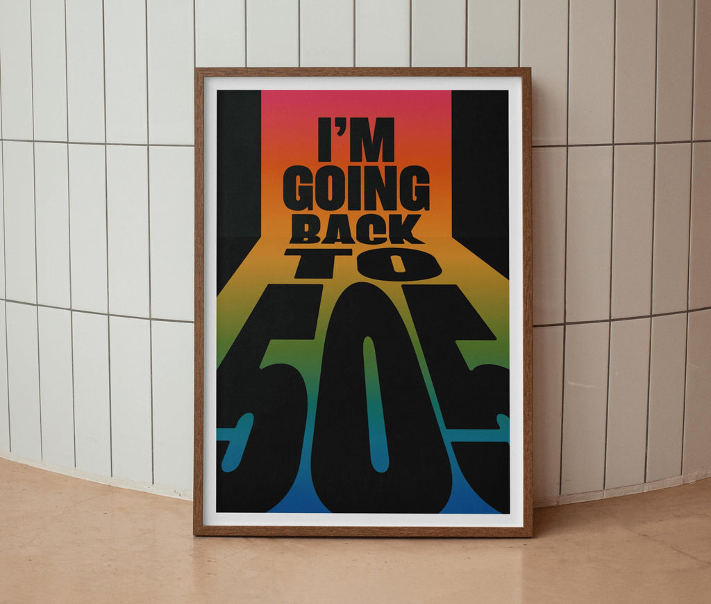 I'm Going Back To 505 Lyrics Inspired Print | Wall Art | A4 A3 A5 | Unframed Print | Indie Music | Rock Music