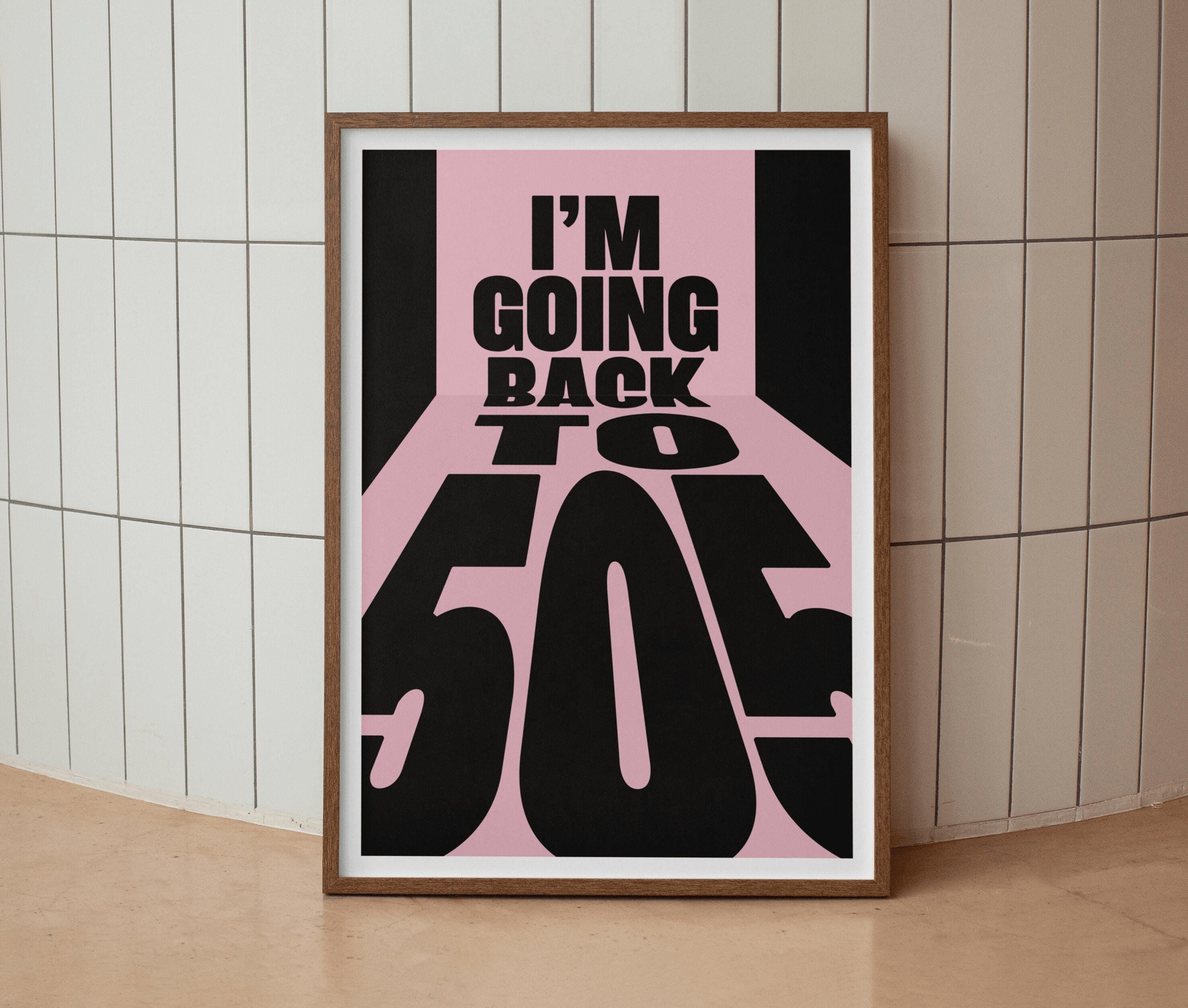 I'm Going Back To 505 Lyrics Inspired Print | Wall Art | A4 A3 A5 | Unframed Print | Indie Music | Rock Music