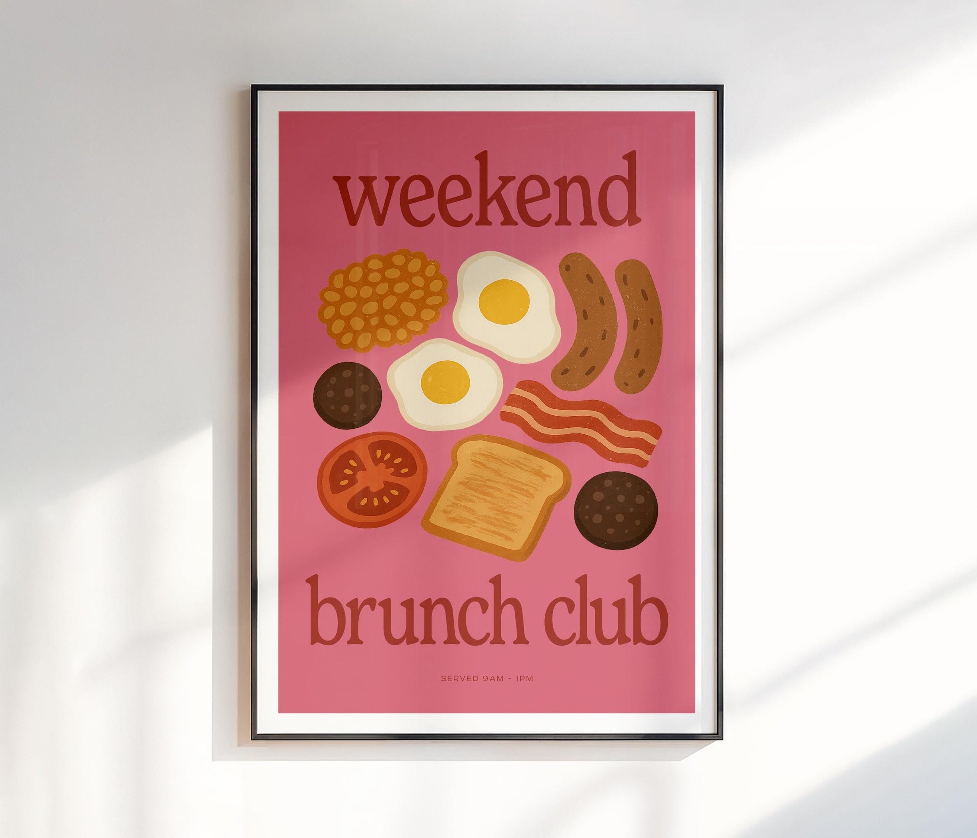 Weekend Brunch Club Print