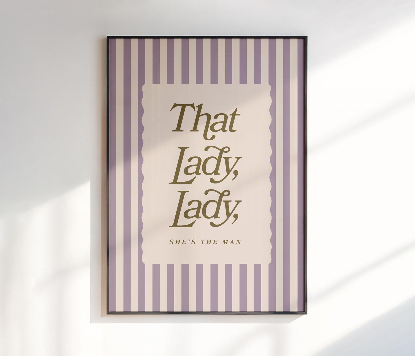 That Lady Lady Print