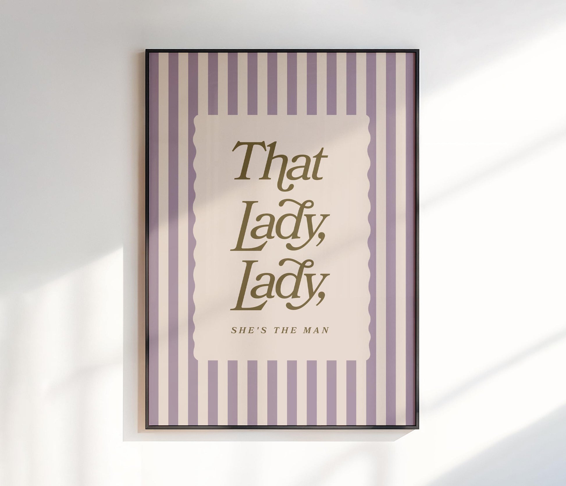 That Lady Lady Print