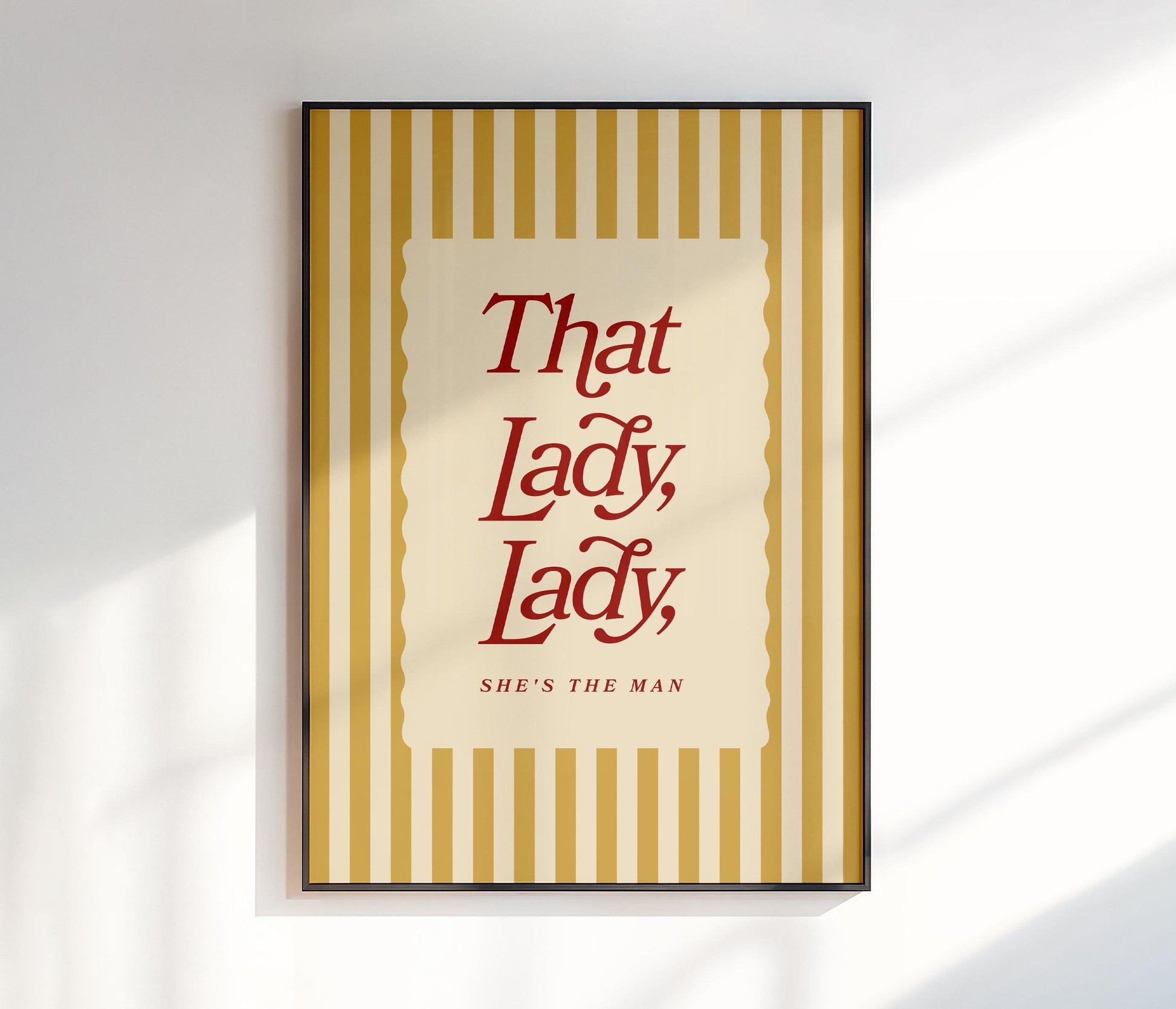 That Lady Lady Print